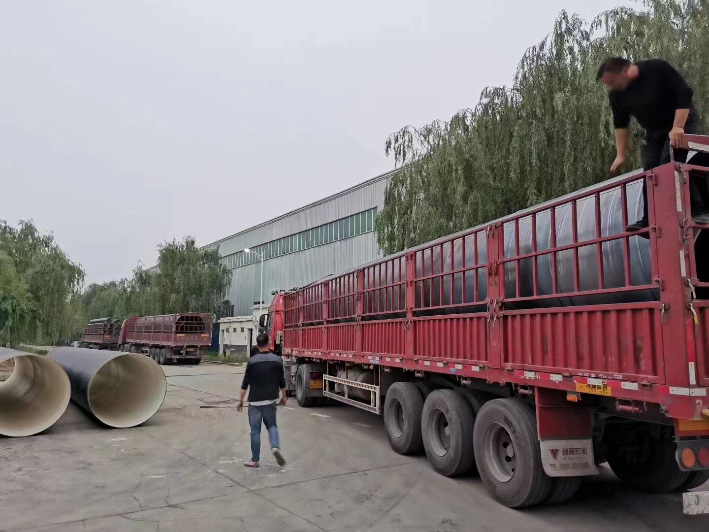 河南防腐螺旋钢管厂运输装车数量及重量